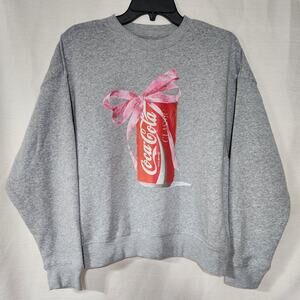 Coca cola Gray sweatshirt XS women